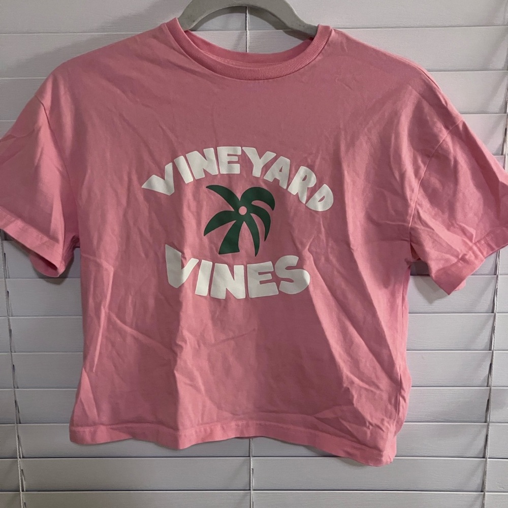 Vineyard Vines Palm Cropped Tee